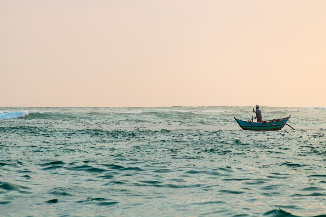 mirissa sri lanka fisherman free photo