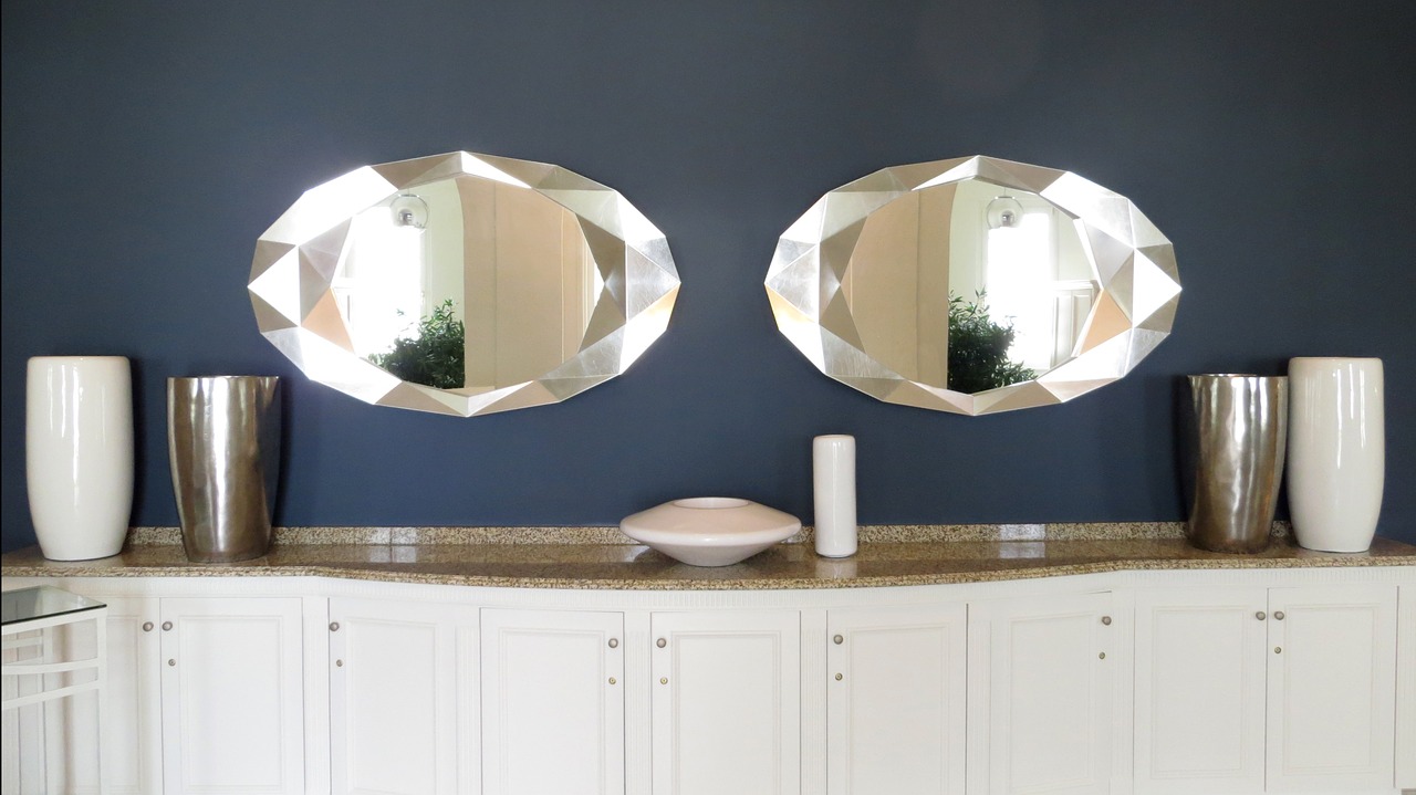 mirror decor symmetry free photo