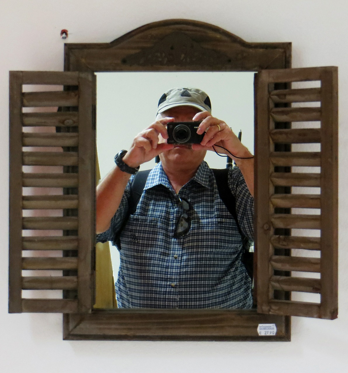 mirror self portrait camera free photo