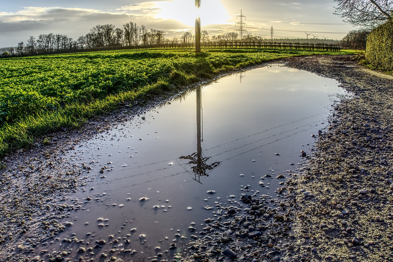 mirroring  strommast  power line free photo