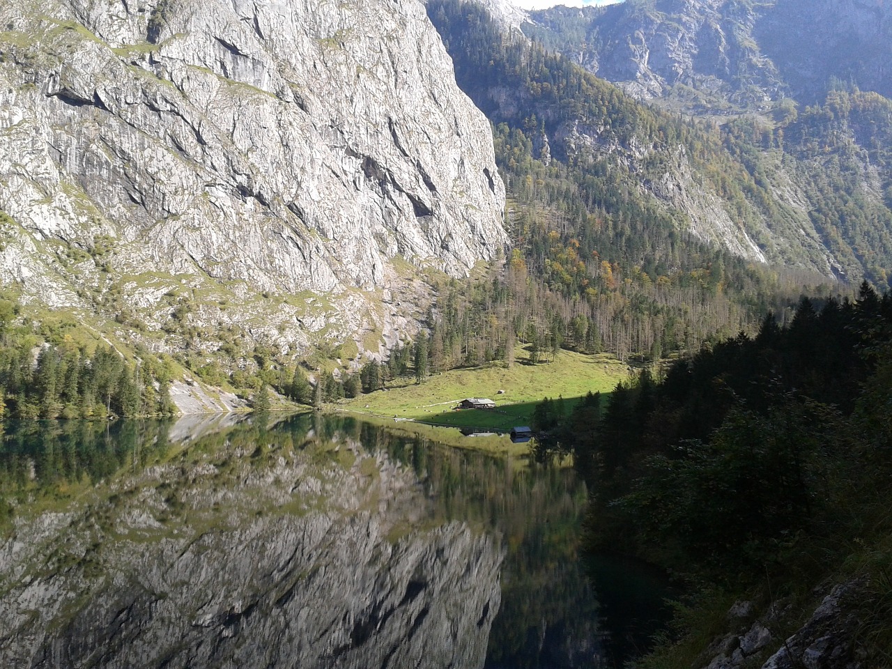 mirroring lake nature free photo