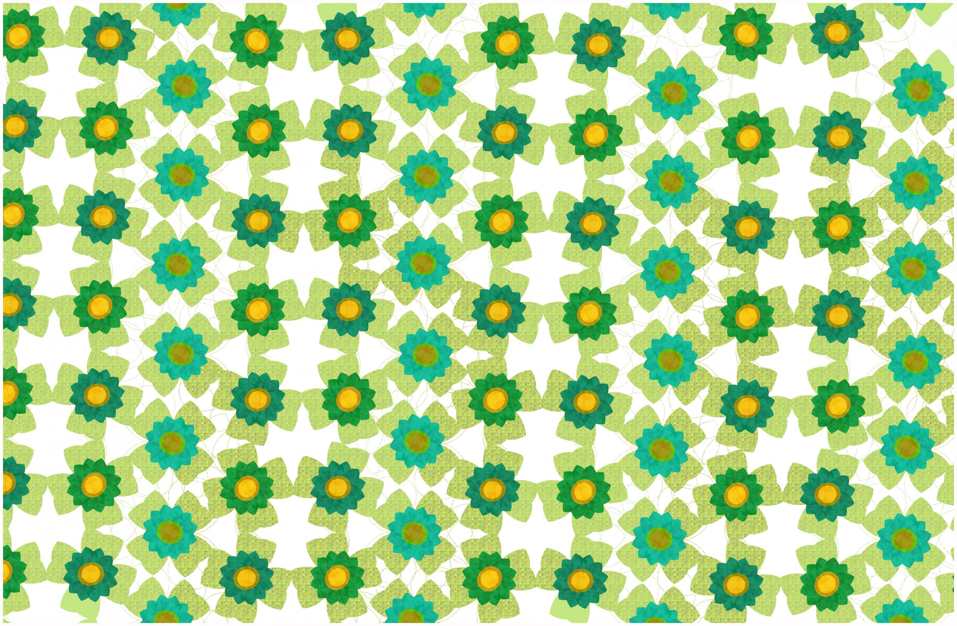 pattern flower green free photo