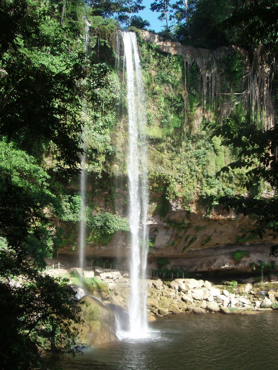 misol-ha waterfall mexico free photo