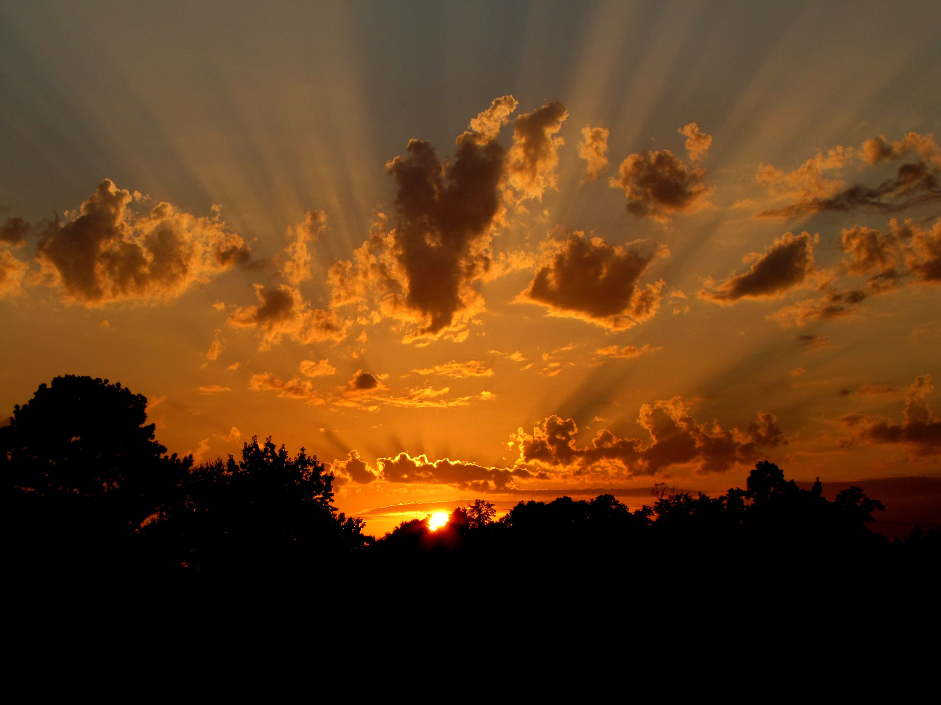 sun sky orange free photo