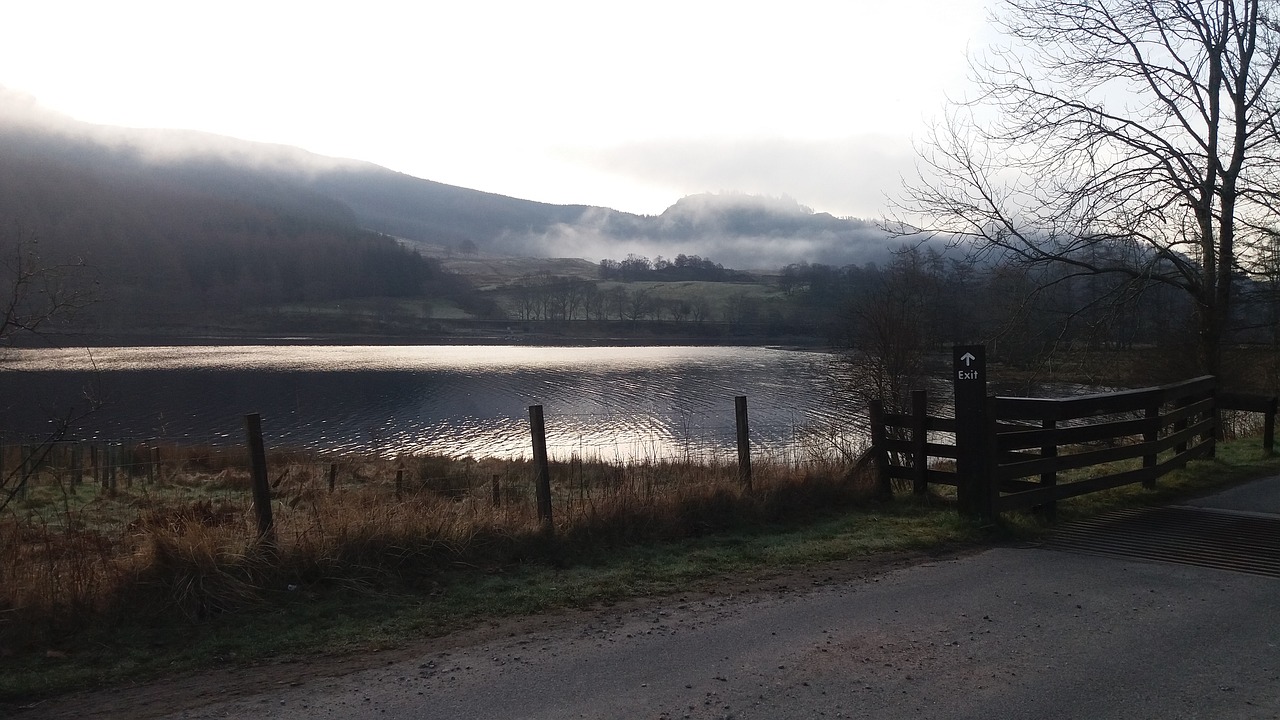 mist scotland rural free photo