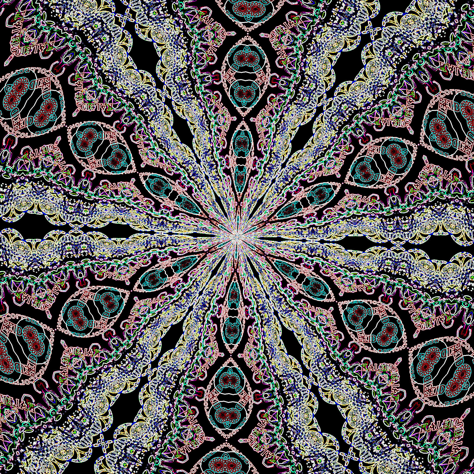 mystery ray kaleidoscope free photo