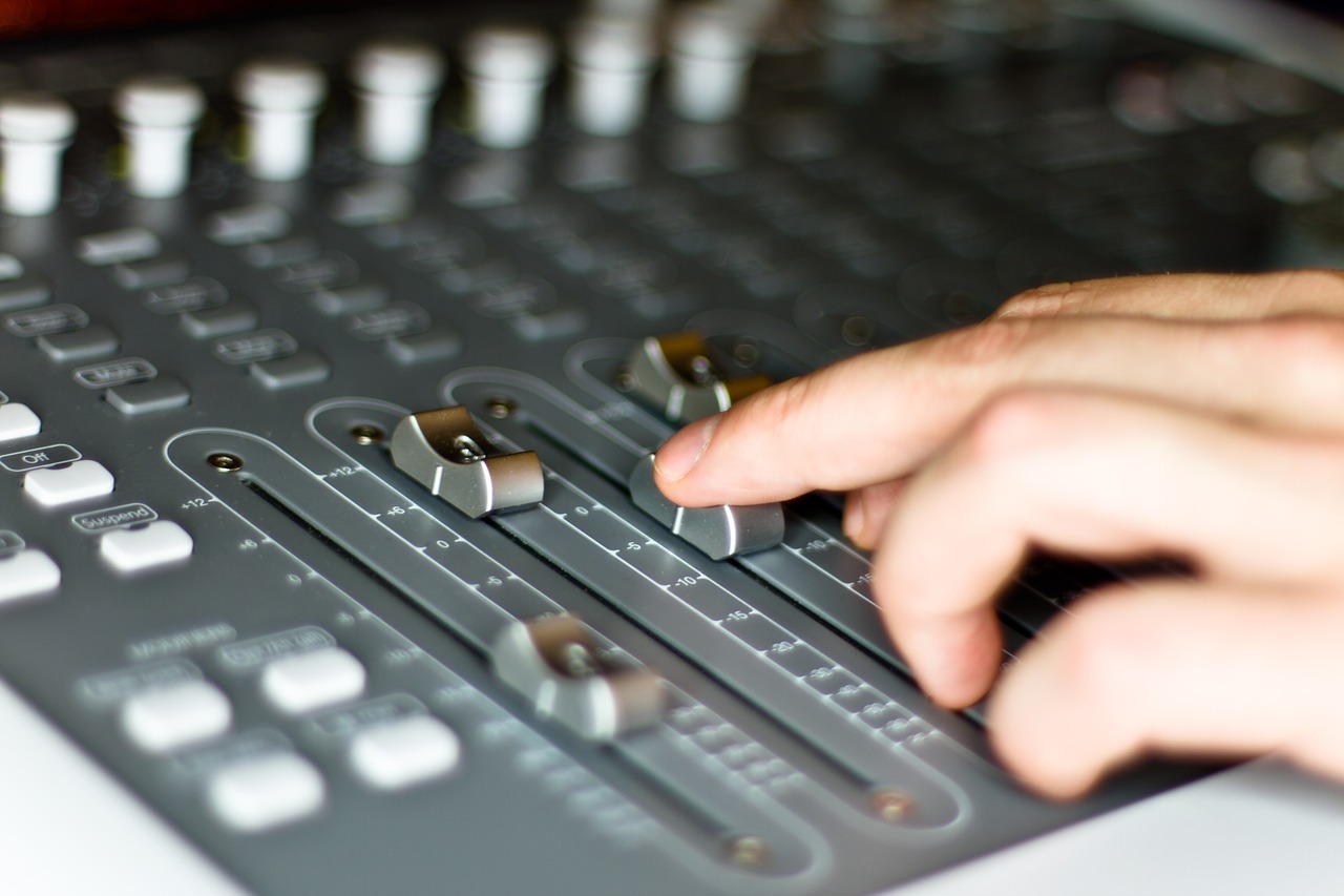 mixer sound studio radio free photo