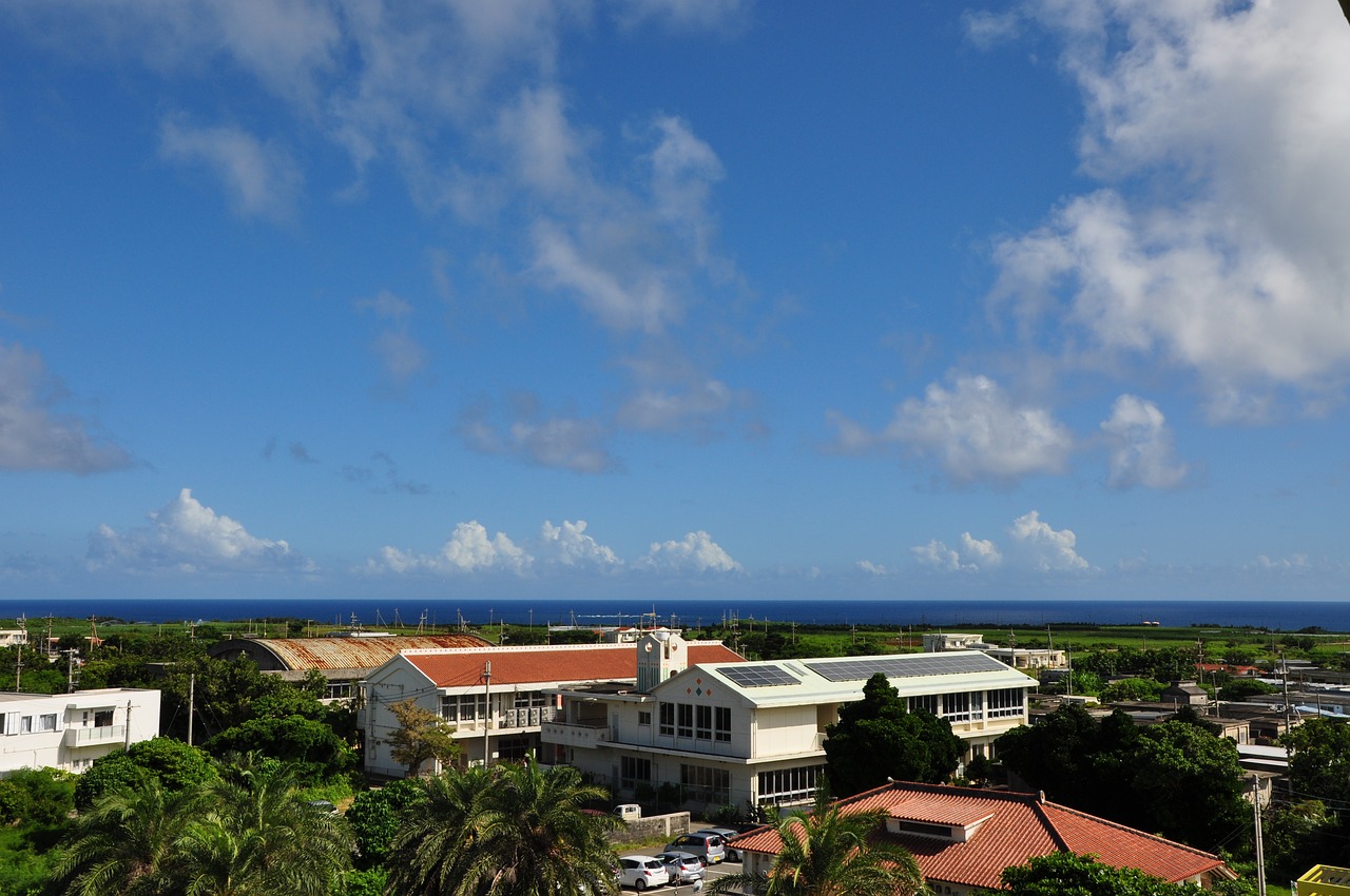 miyako island blue sky free photo