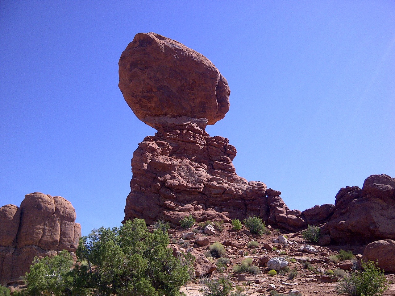moab rock utah free photo