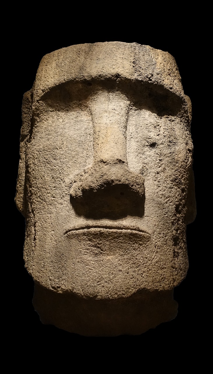 moai statue sculpture free photo