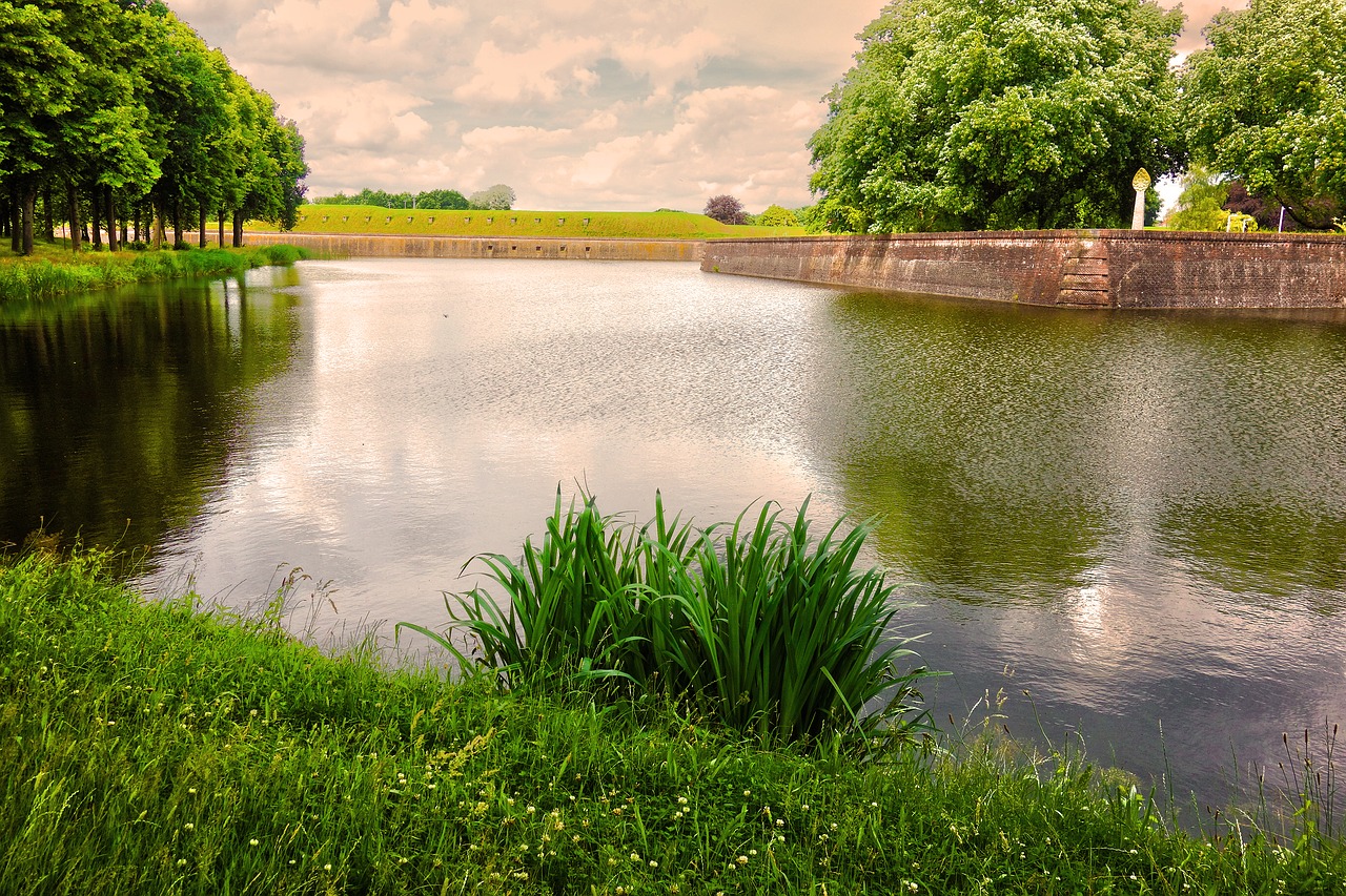 moat banks fortress free photo