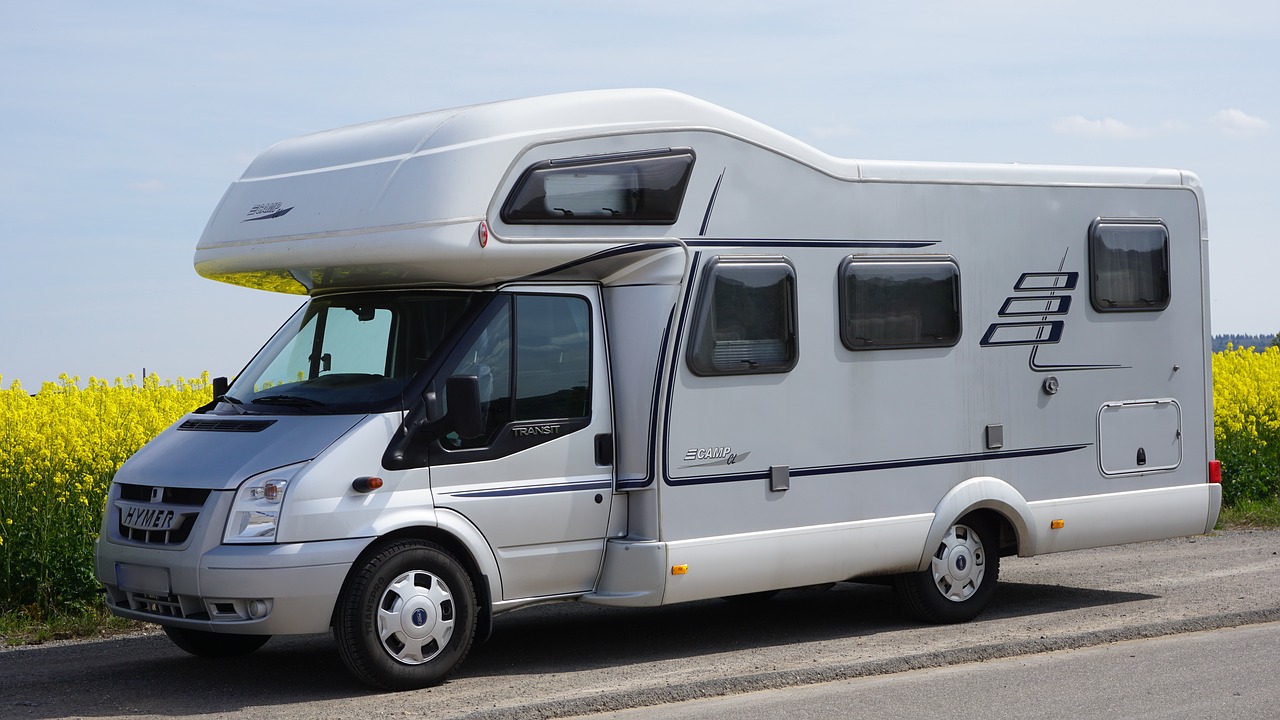 mobile home hymer camper free photo