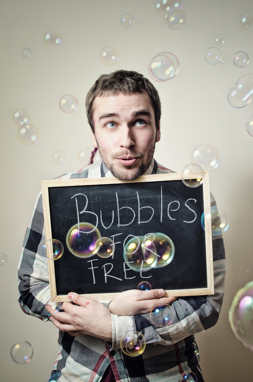 bubble people clothing free photo