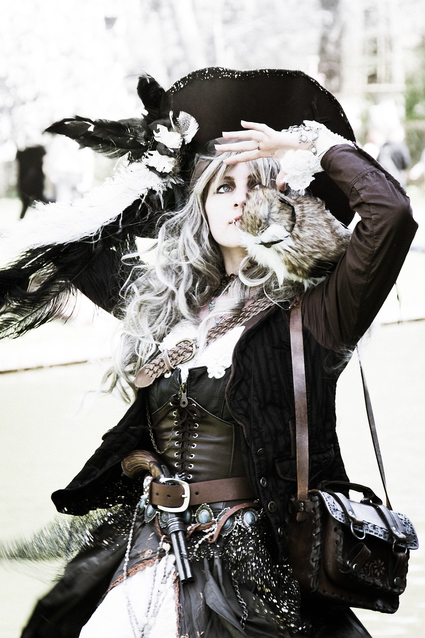 model pirate mysterious free photo