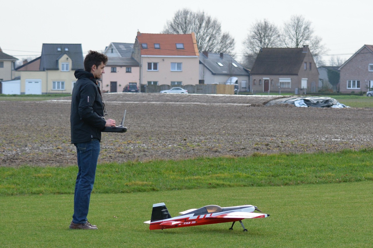 model airplane plane driving free photo