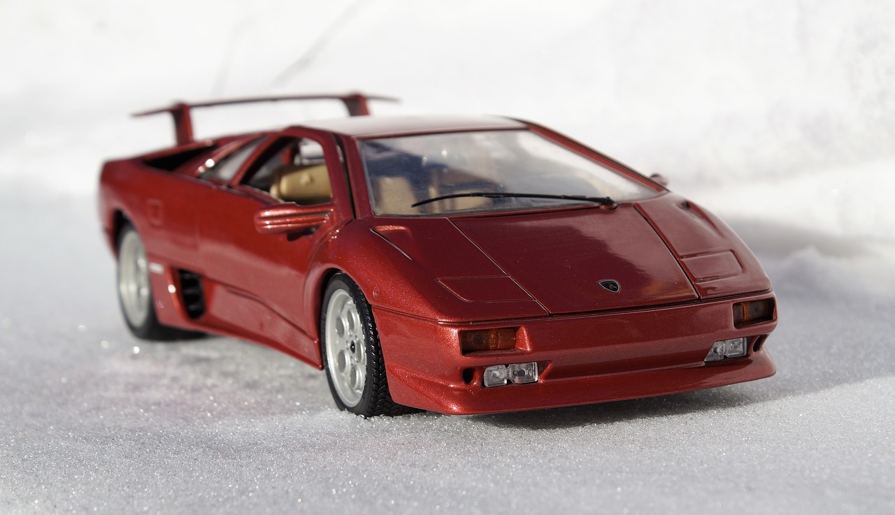 model car lamborghini diablo free photo