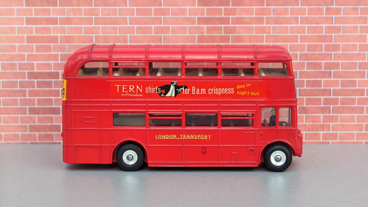 model car double decker bus london free photo