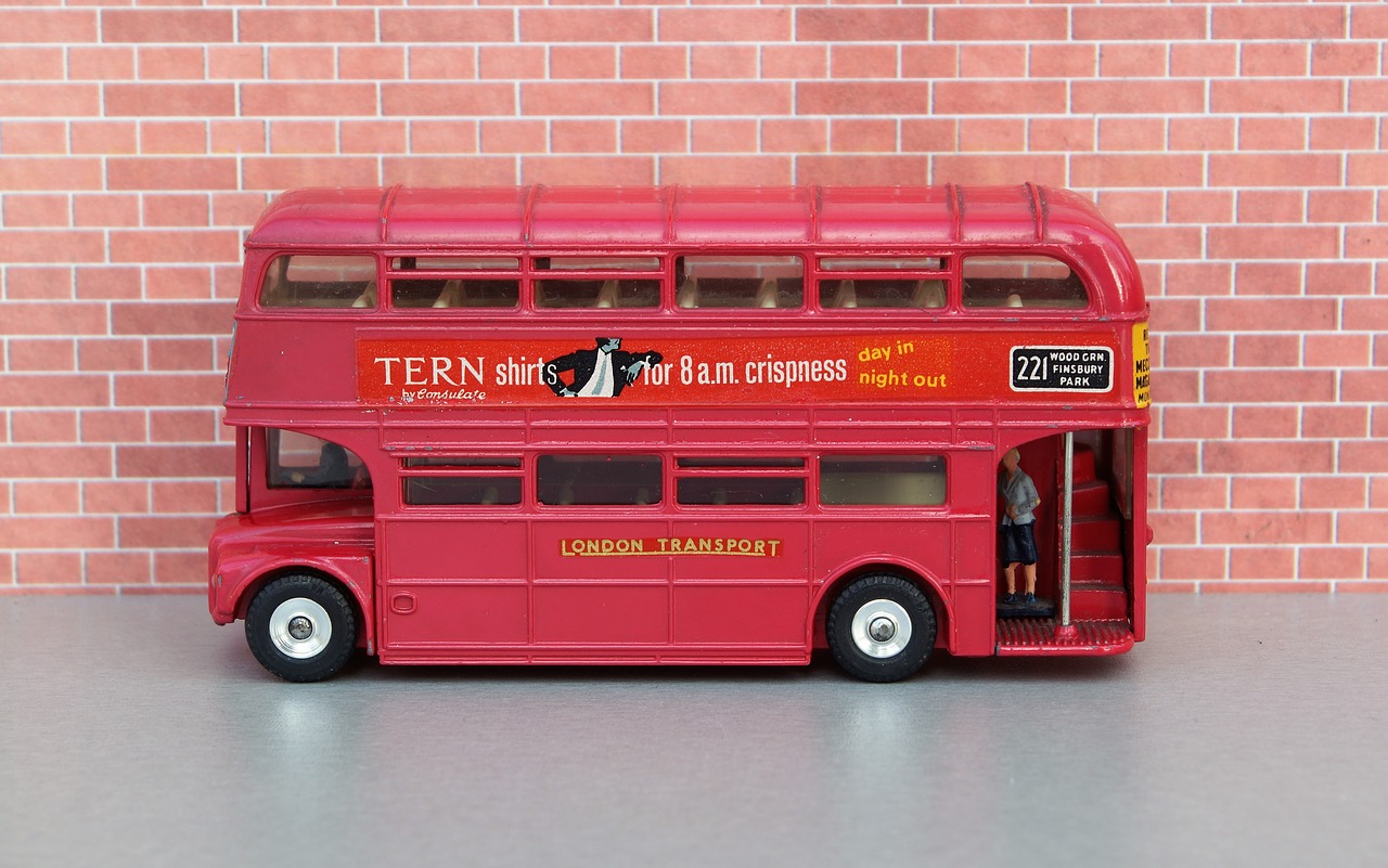 model car double decker bus london free photo