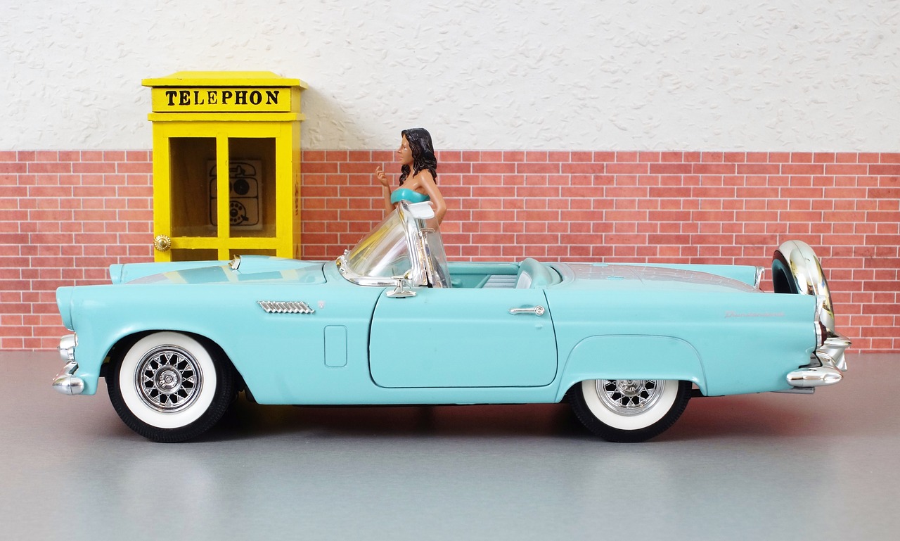 model car ford ford thunderbird free photo