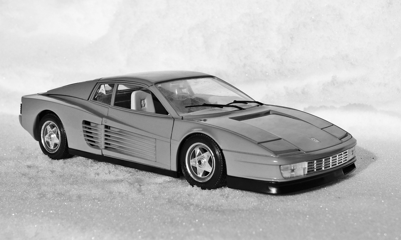 model car ferrari testarossa free photo