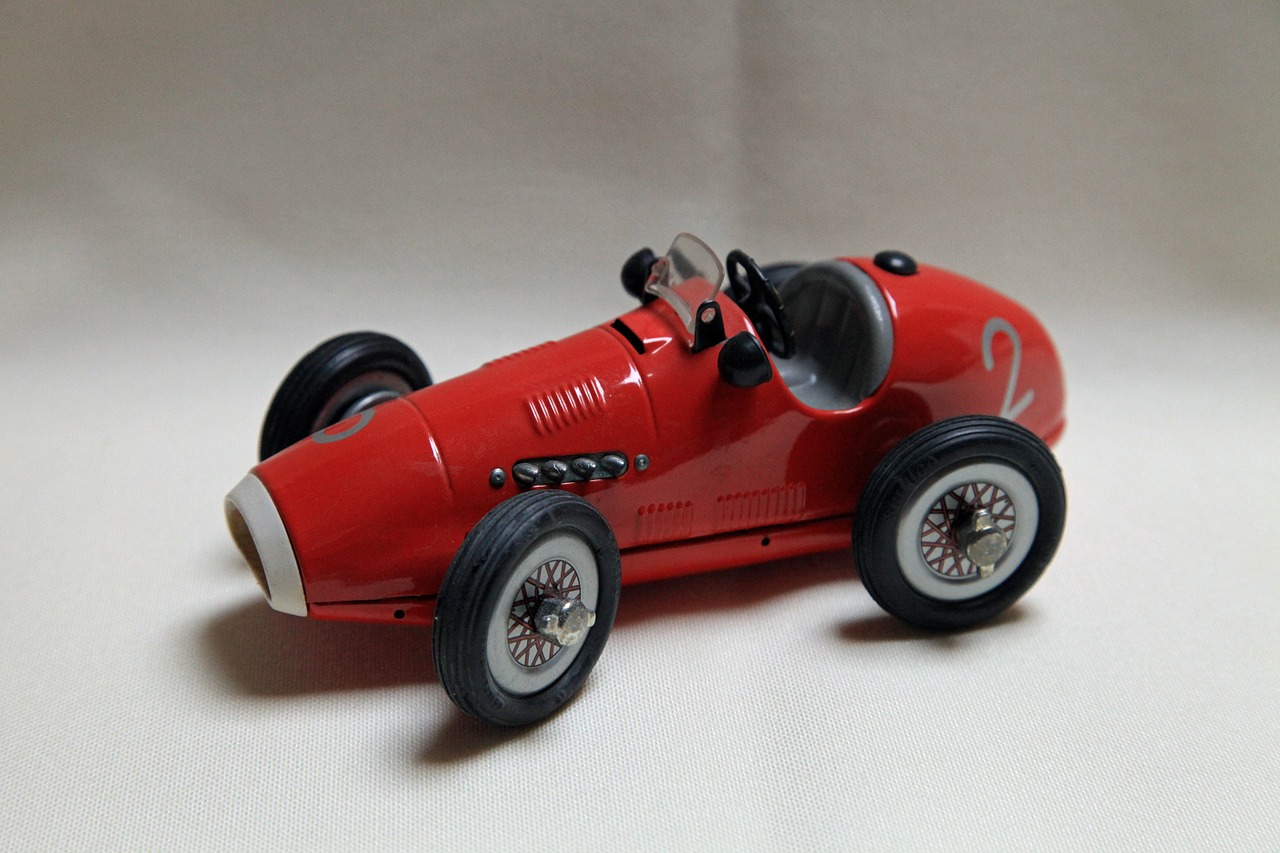 model car racing car red free photo