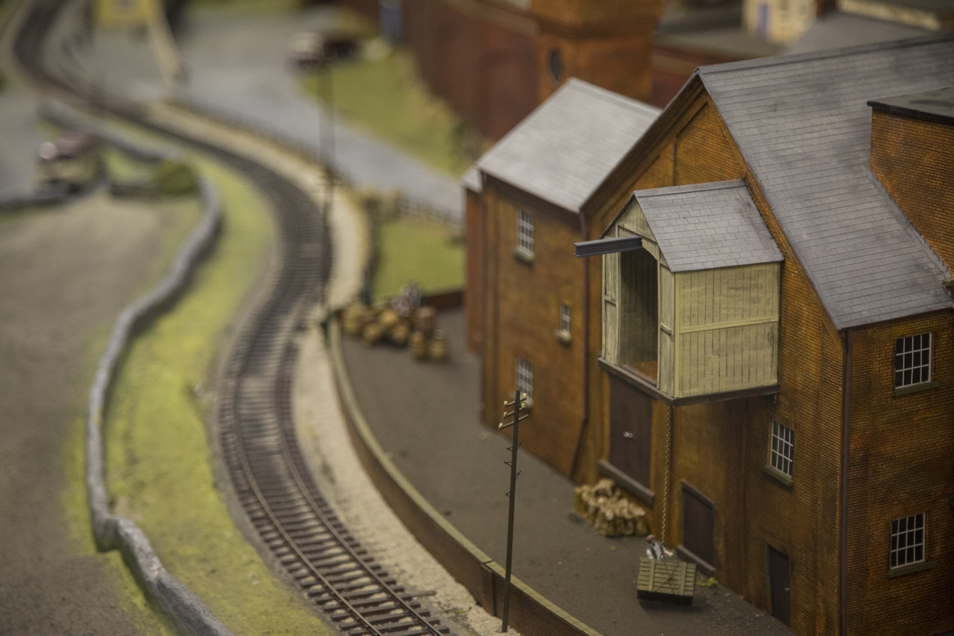 model - object train set town free photo