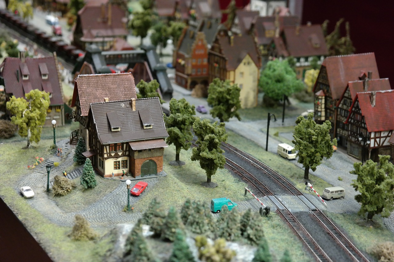 model railroad layout vasútmodell models free photo