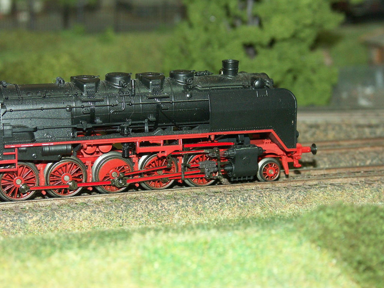 model railway steam locomotive scale h0 free photo