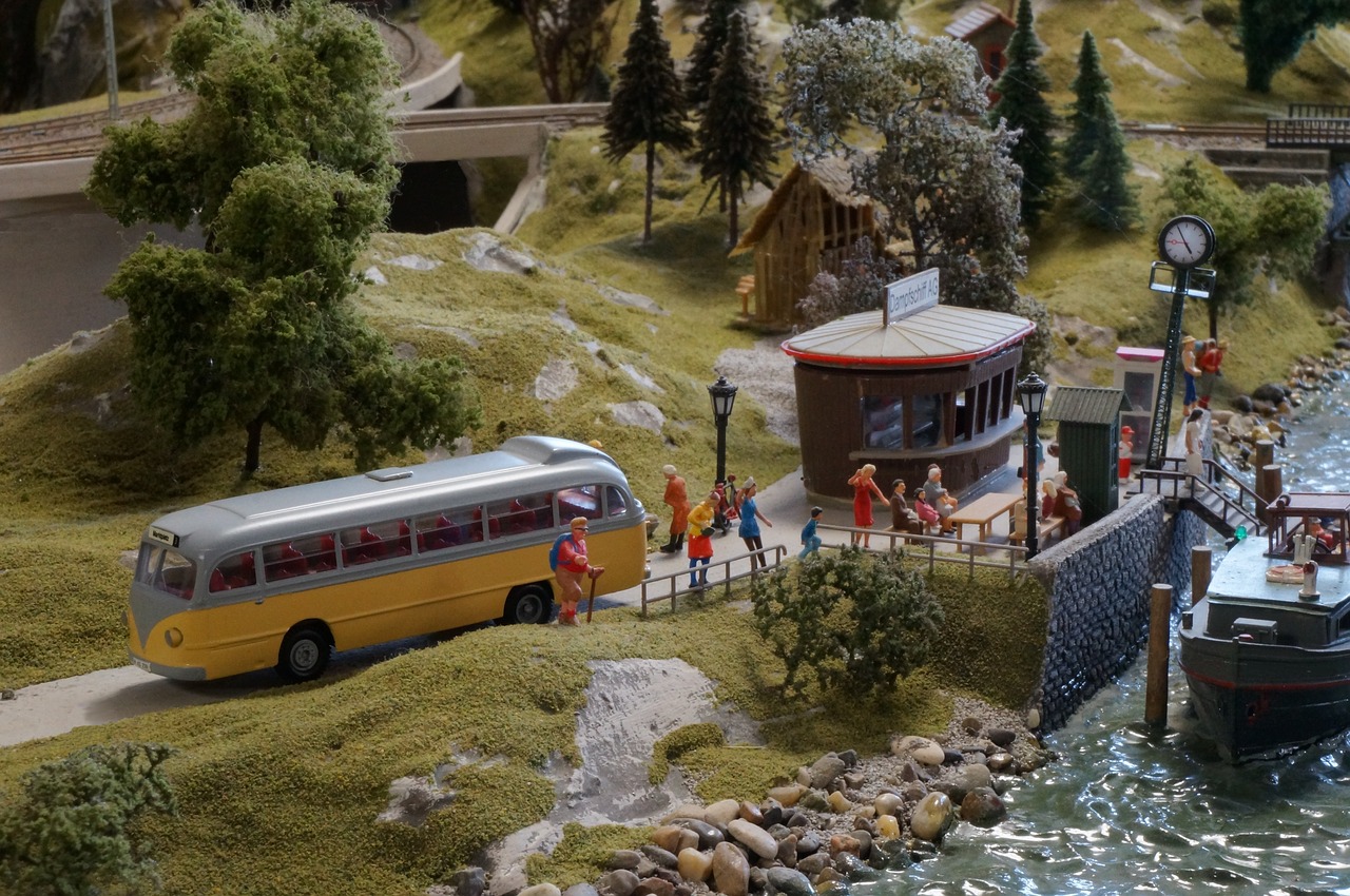 model train model railway diorama free photo