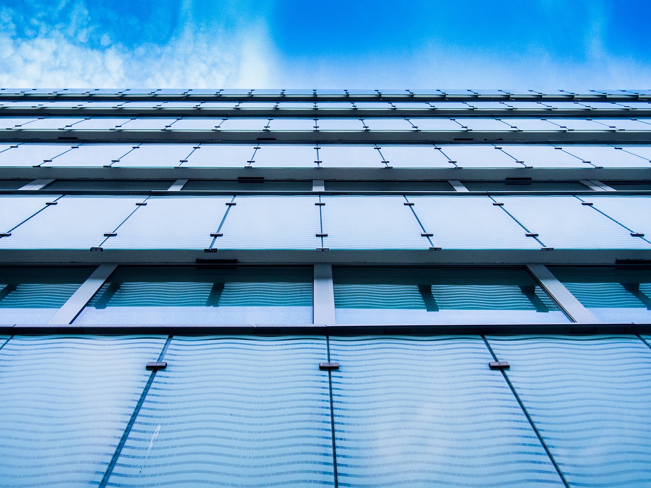 modern building windows free photo