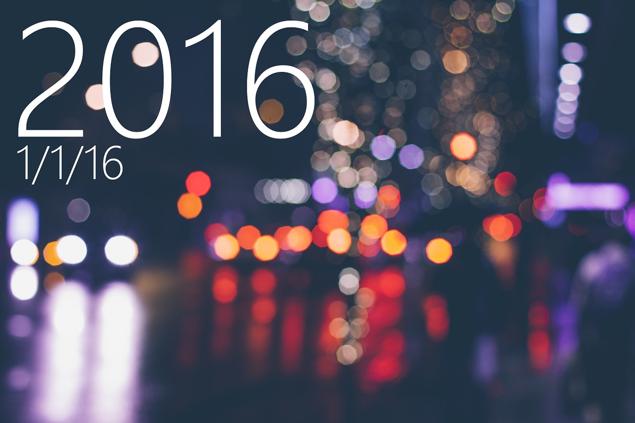 modern 2k16 new-years free photo