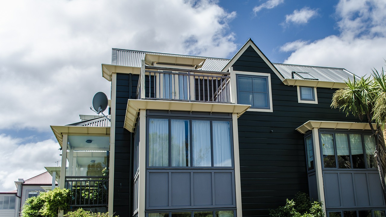 modern construction house sky free photo