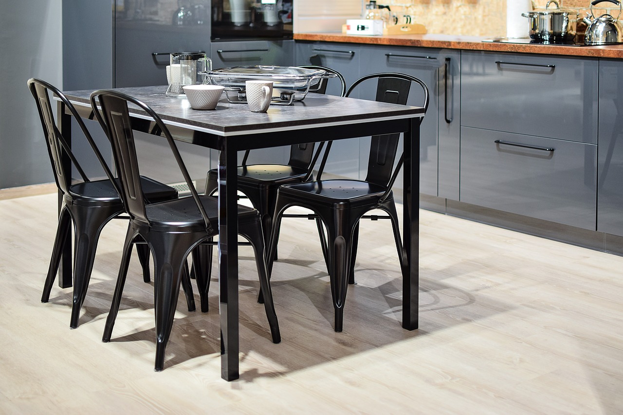modern kitchen furniture chair free photo