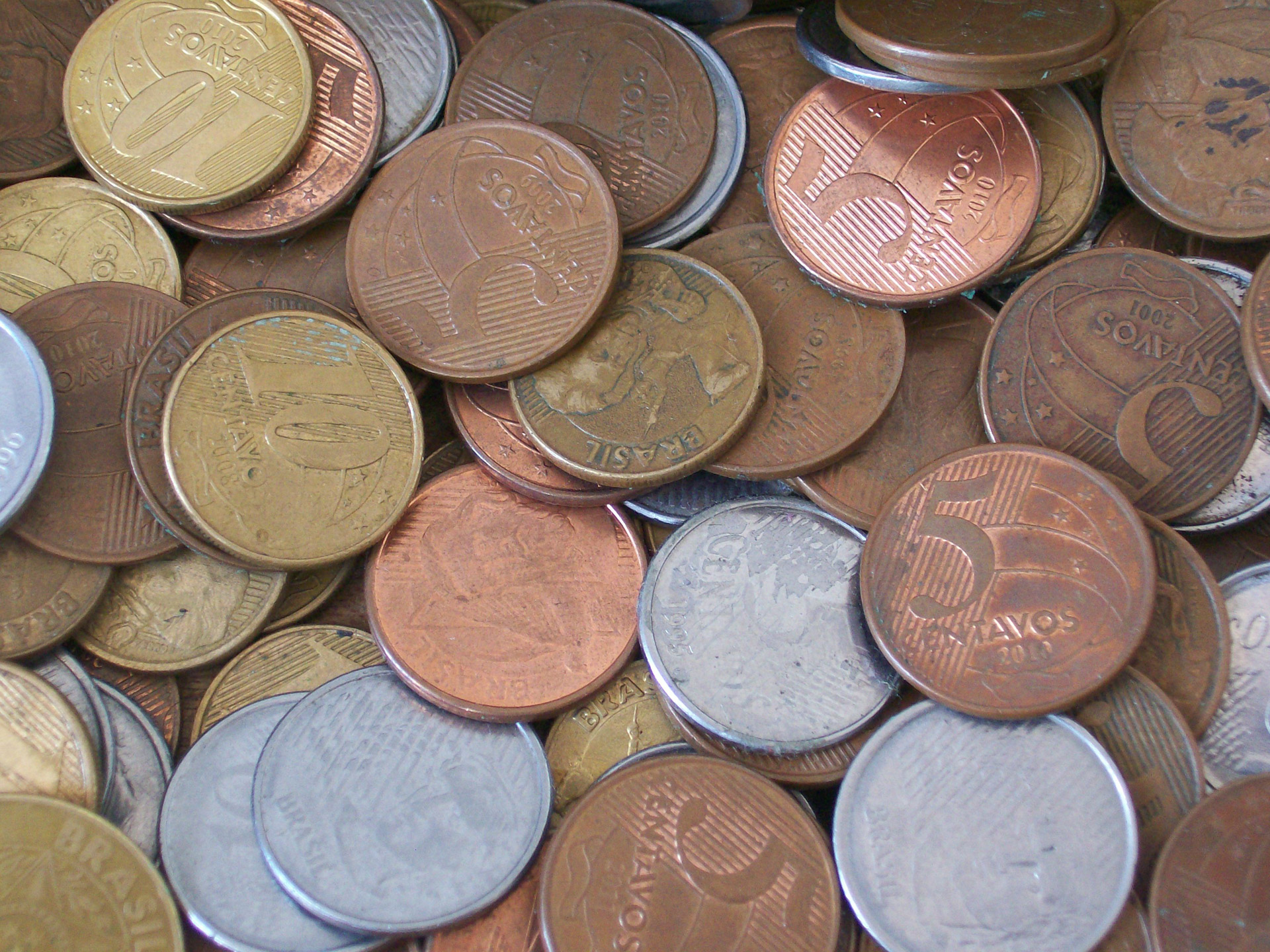 real coins cents free photo