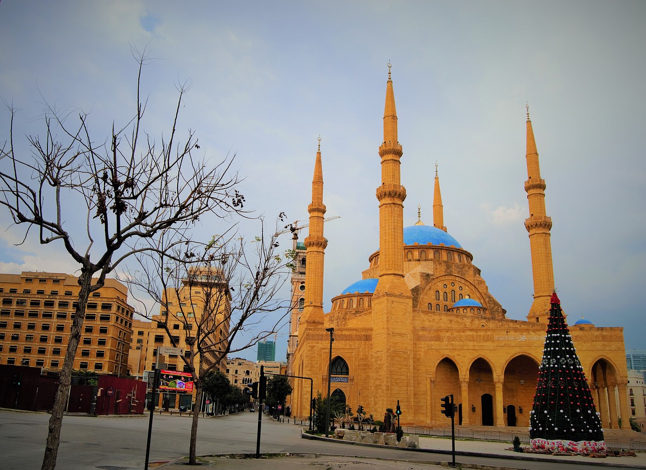 mohammad amin mosque beirut mosque free photo