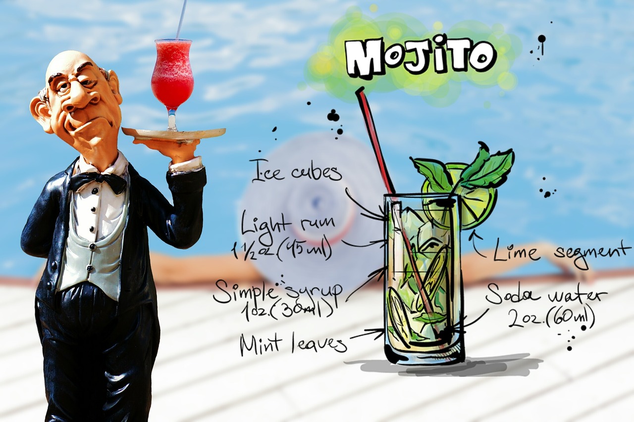 mojito cocktail drink free photo