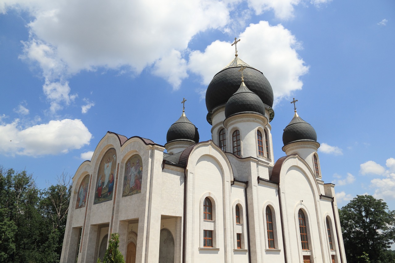 moldavia church construction free photo