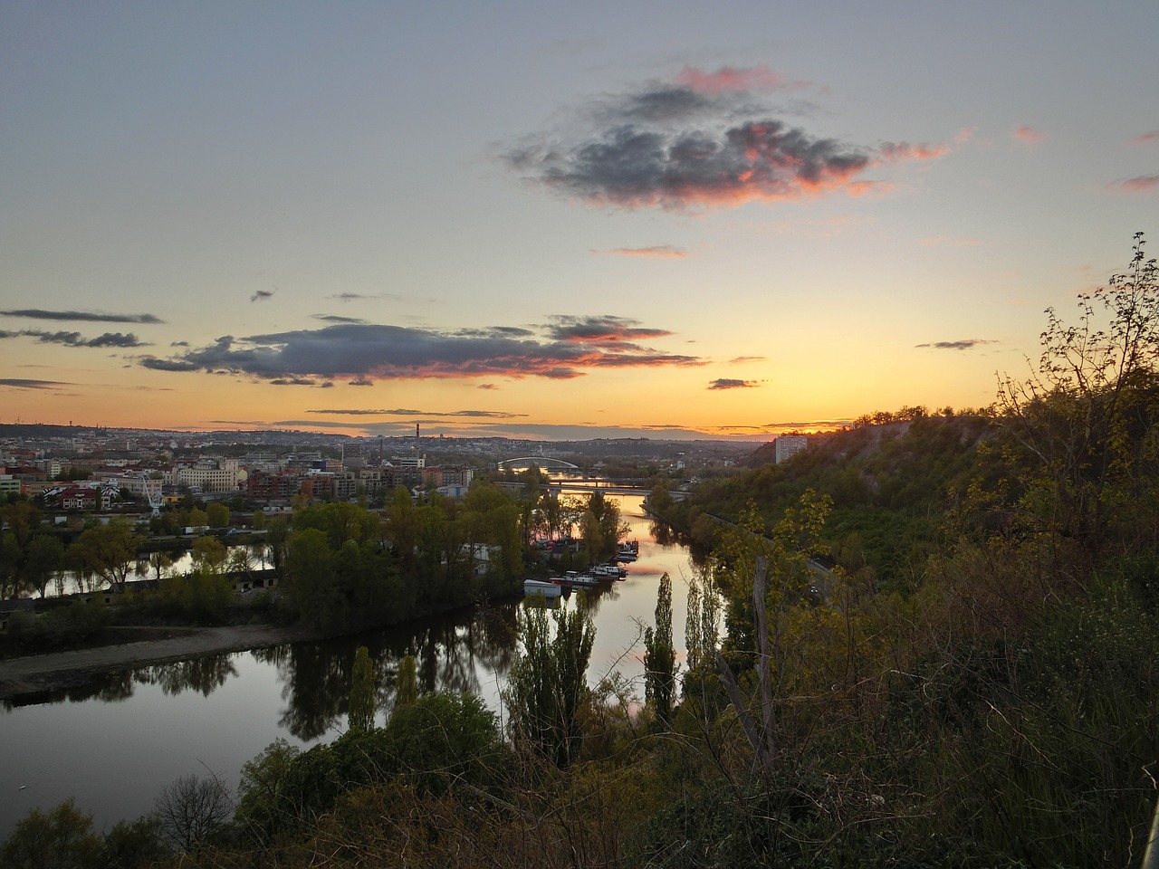 moldova river landscape free photo