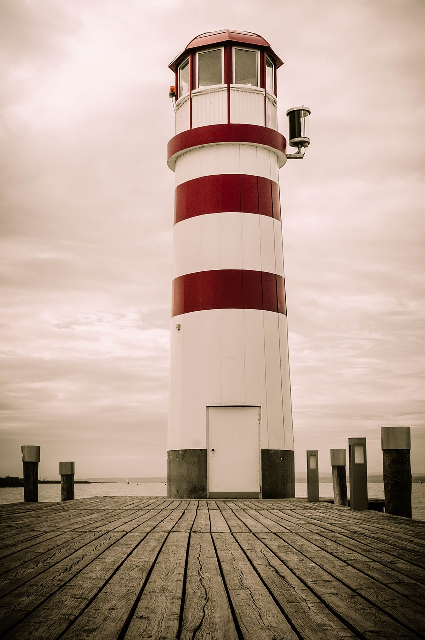 mole lighthouse podersdorf free photo
