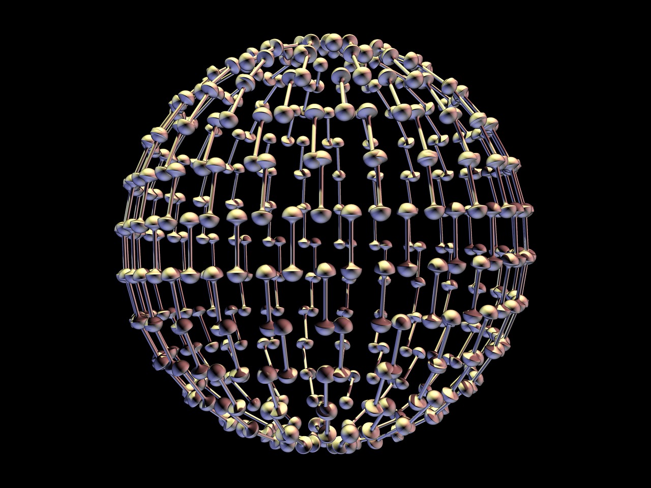 molecule sphere atom free photo
