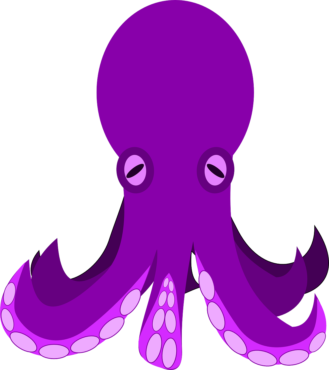 mollusk octopus purple free photo