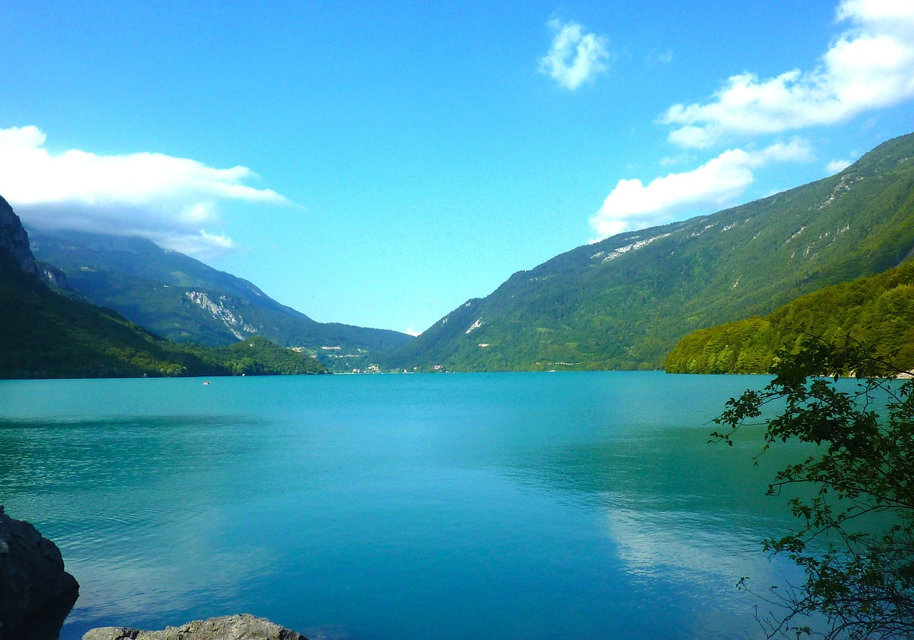 molveno lake italy lake free photo