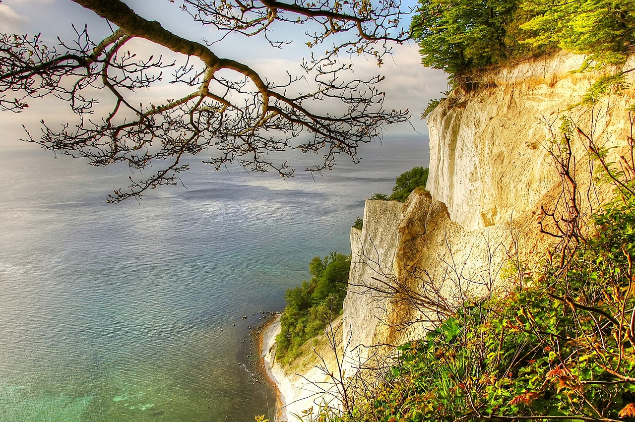 món island white cliffs free photo