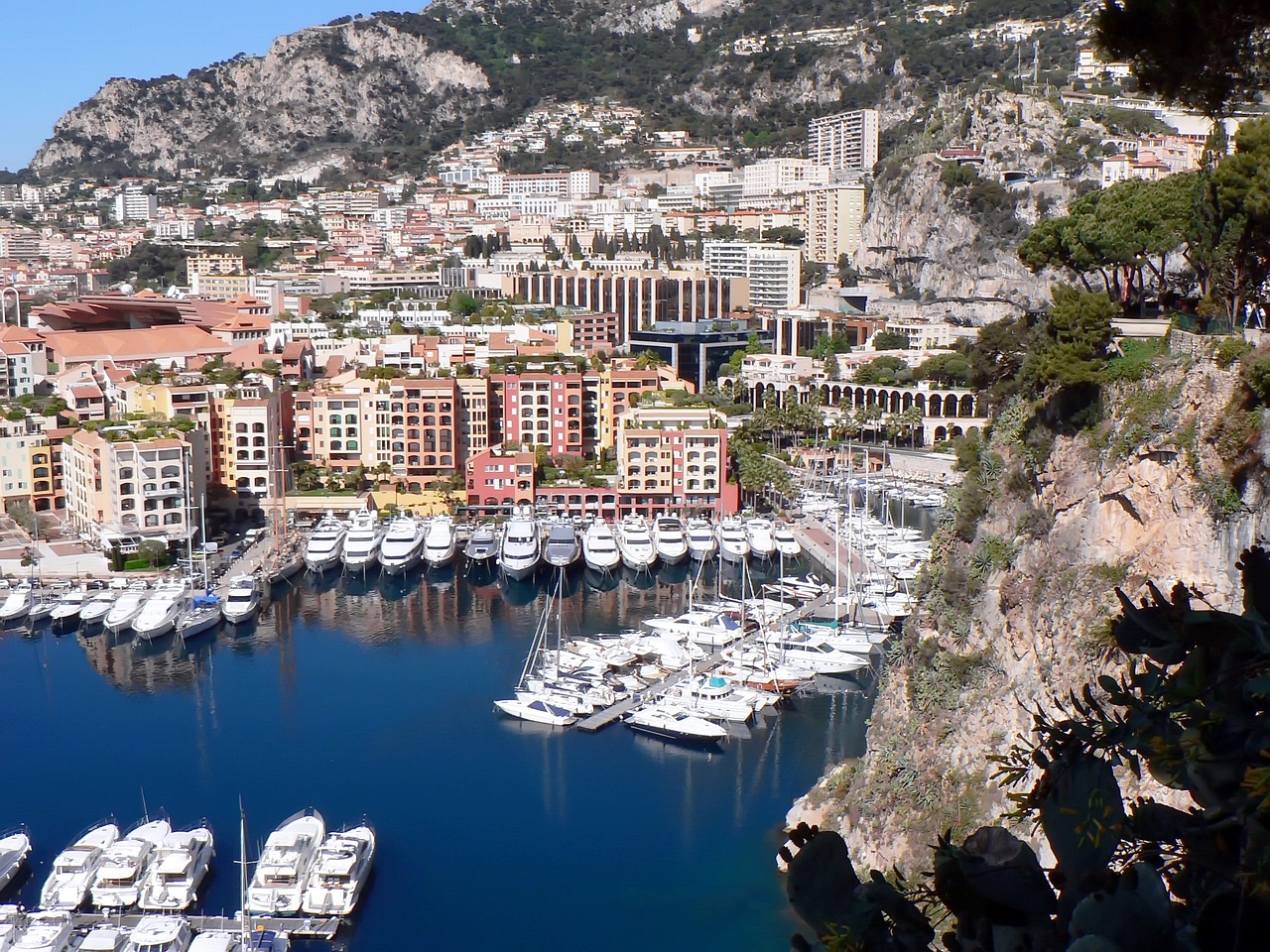 monaco port boating free photo