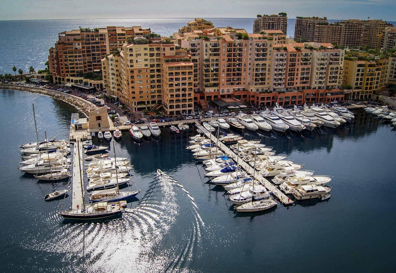 monaco  port  sea free photo