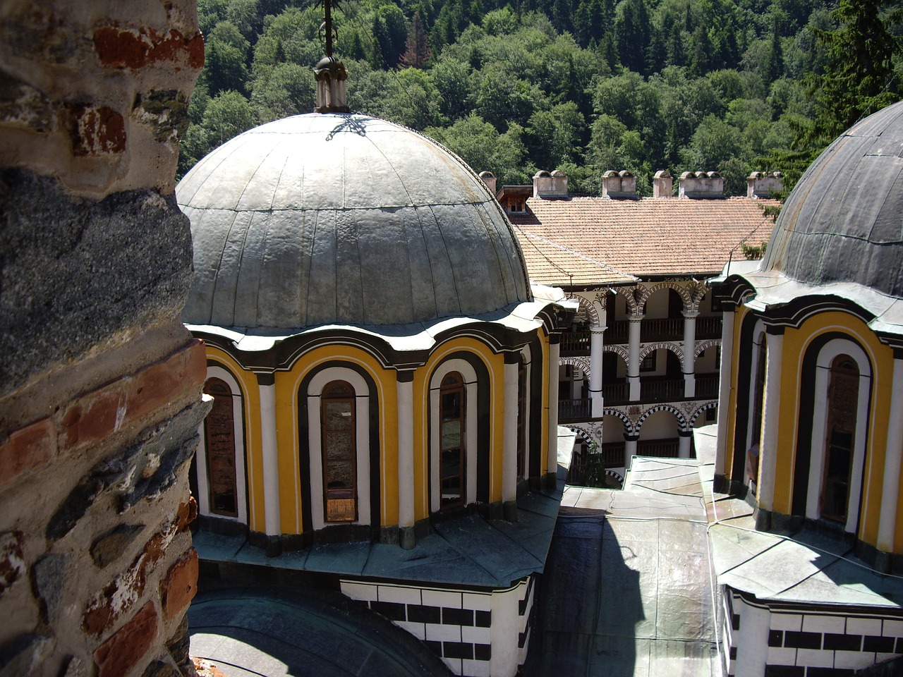 monastery church mountain free photo