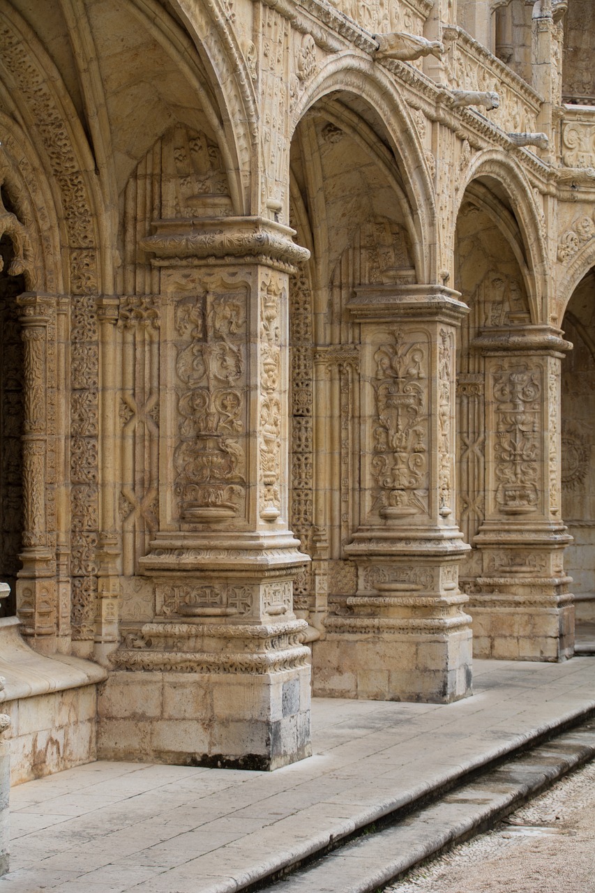 monastery cloister architecture free photo