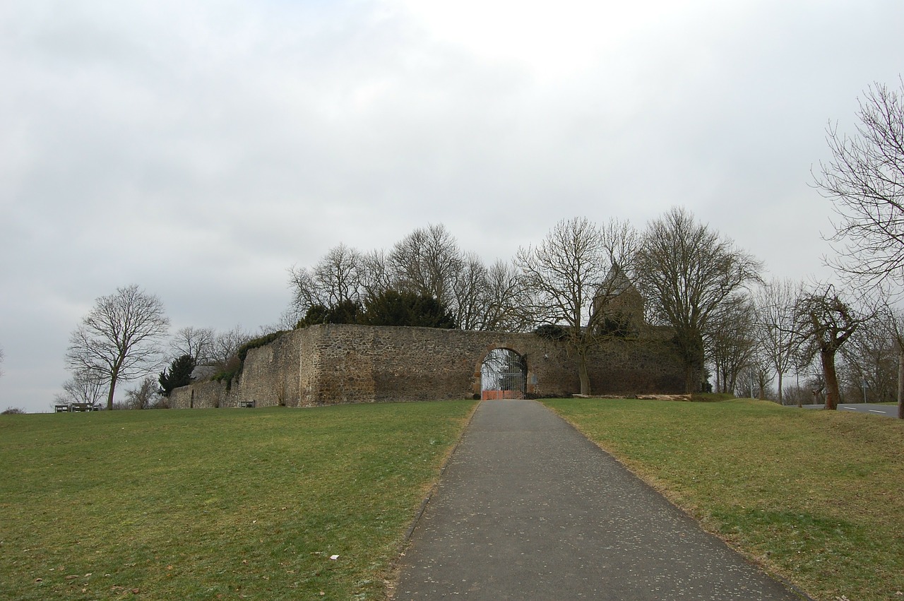 monastery wall castle free photo