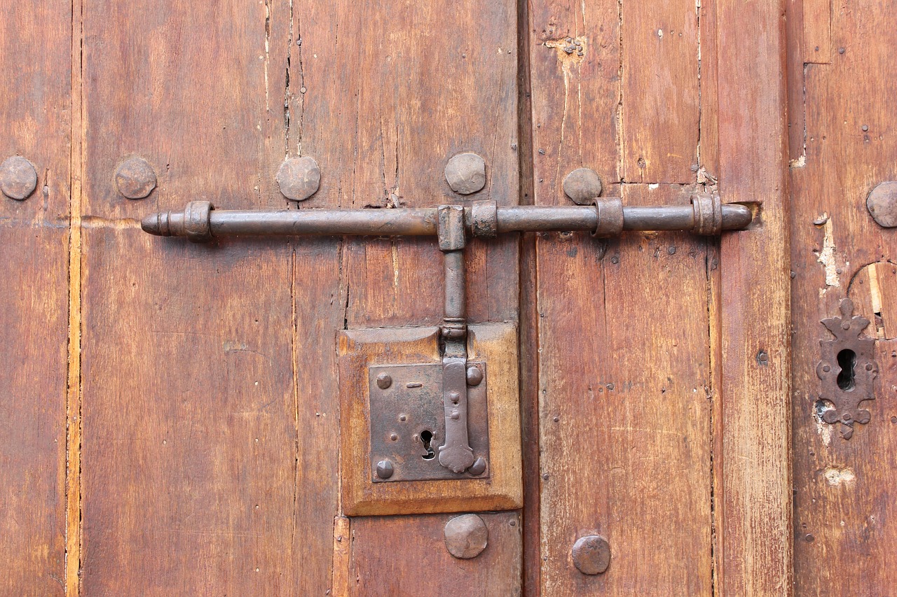 monastery door wood free photo