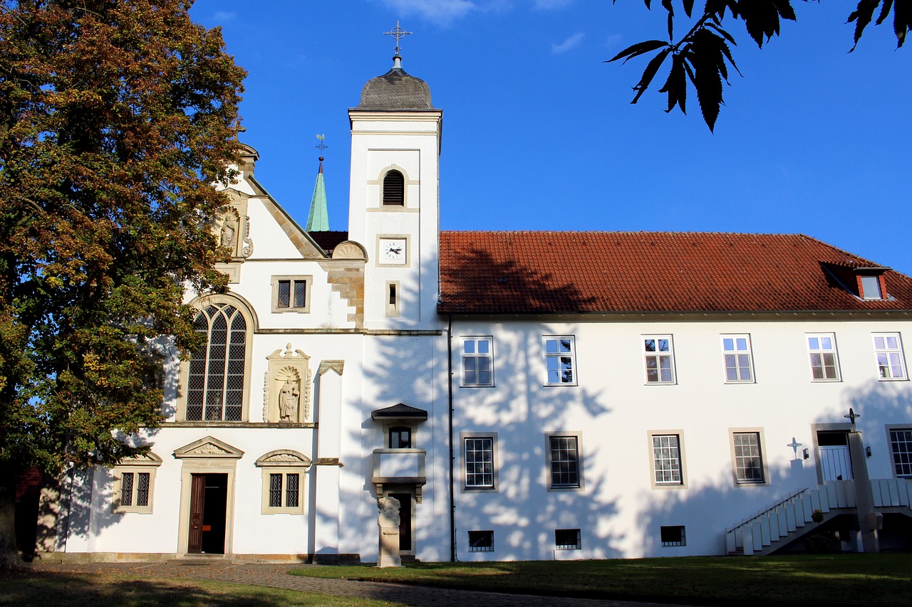 monastery münsterland building free photo